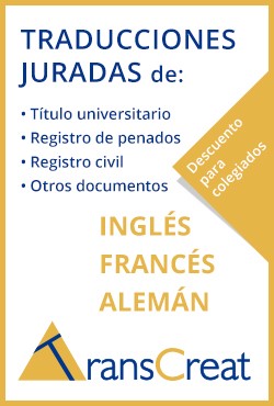Transcreat Traducciones Juradas Al Ingles Frances Y Aleman Boletines Y Revistas Codem Ilustre Colegio Oficial De Enfermeria De Madrid